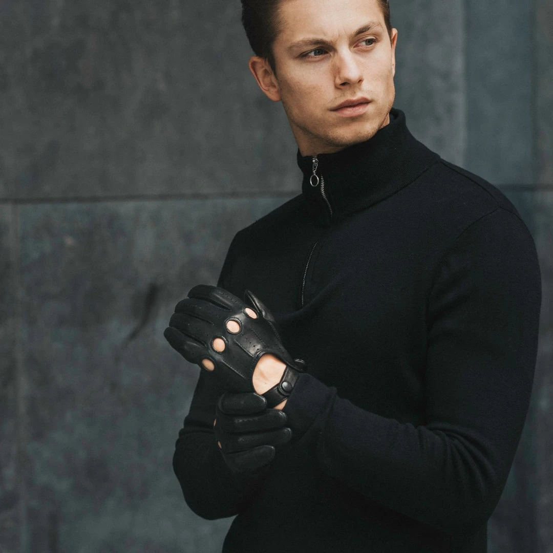 Best reviews of 🥰 Fratelli Orsini Mario (black) - Lambskin Leather Driving Gloves & Touchscreen 😍 9 Fratelli Orsini Mario (black) - Lambskin Leather Driving Gloves & Touchscreen