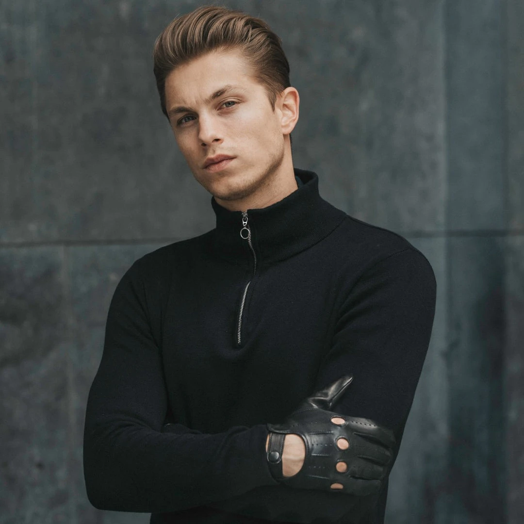 Best reviews of 🥰 Fratelli Orsini Mario (black) - Lambskin Leather Driving Gloves & Touchscreen 😍 11 Fratelli Orsini Mario (black) - Lambskin Leather Driving Gloves & Touchscreen