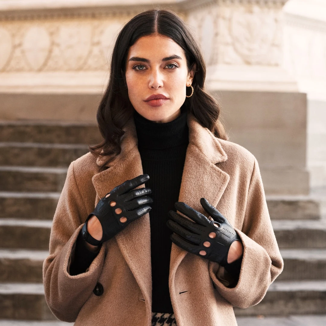 Best Sale ✔️ Fratelli Orsini Alessa (black) - Lambskin Leather Driving Gloves Women's Gloves ✔️ 5 Fratelli Orsini Alessa (black) - Lambskin Leather Driving Gloves Women's Gloves
