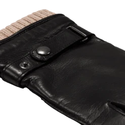 Fratelli Orsini Alonzo (black) - Lambskin Leather Gloves With Cashmere Lining & Touchscreen