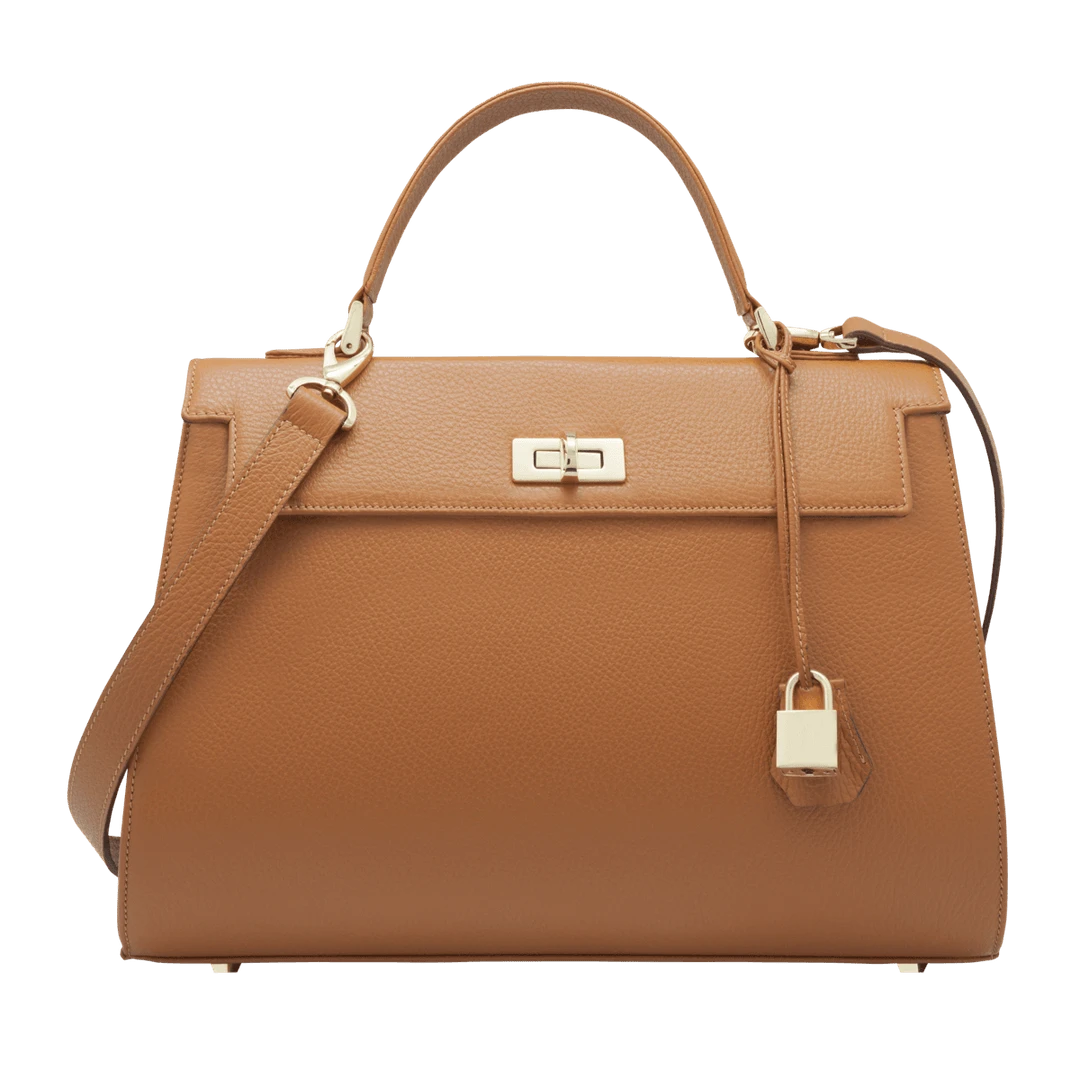 Fratelli Orsini Beatrice - Calf Leather Women's Handbag With Cross Body Shoulder Strap