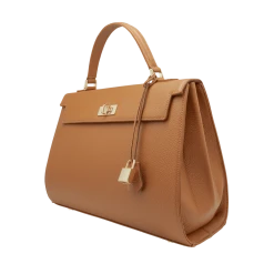 Fratelli Orsini Beatrice - Calf Leather Women's Handbag With Cross Body Shoulder Strap