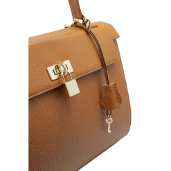 Fratelli Orsini Beatrice - Calf Leather Women's Handbag With Cross Body Shoulder Strap