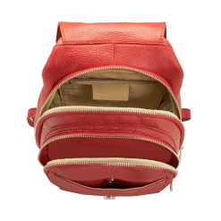 Fratelli Orsini Francesca - Calf Leather Women’s Backpack With Shoulder Straps And Handle