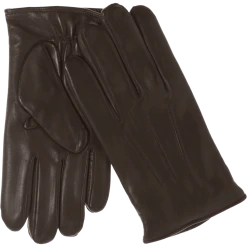 Fratelli Orsini Giovanni (brown) - Lambskin Leather Gloves With Cashmere Lining Men's Gloves