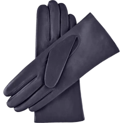 Fratelli Orsini Isabella (navy) - Lambskin Leather Gloves With Cashmere Lining & Touchscreen Women's Gloves