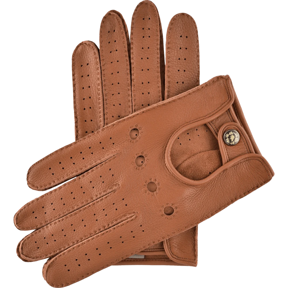 Fratelli Orsini Leonardo (brown) - American Deerskin Leather Driving Gloves