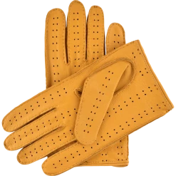Fratelli Orsini Leonardo (yellow) - American Deerskin Leather Driving Gloves Men's Gloves