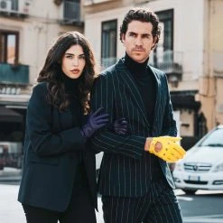 Fratelli Orsini Leonardo (yellow) - American Deerskin Leather Driving Gloves Men's Gloves