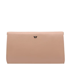 Fratelli Orsini Leather Bags Livia - Calf Leather Women’s Clutch Handbag With Detachable Shoulder Strap