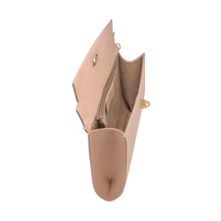 Fratelli Orsini Leather Bags Livia - Calf Leather Women’s Clutch Handbag With Detachable Shoulder Strap