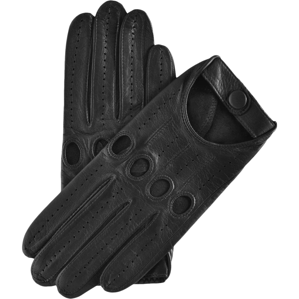 Fratelli Orsini Mario (black) - Lambskin Leather Driving Gloves Men's Gloves