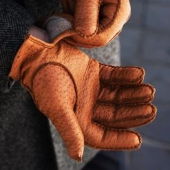 Cheapest 🎉 Fratelli Orsini Antonio (brown) - Peccary Leather Gloves With Cashmere Lining Men's Gloves 🥰 20 Fratelli Orsini Antonio (brown) - Peccary Leather Gloves With Cashmere Lining Men's Gloves