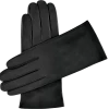 Fratelli Orsini Sofia (black) - Lambskin Leather Gloves With Silk Lining