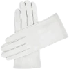 Fratelli Orsini Sofia (white) - Lambskin Leather Gloves With Silk Lining